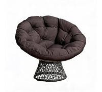 IDEALHOUSE Silla de salón Papasan para salón, 360°, máx. 160 kg