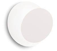 IdealLux 238975 TICK AP, aplique LED de pared, 6W, 390lm, 3000K, IP20, blanco