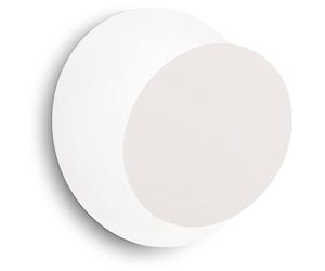 IdealLux 238975 TICK AP, aplique LED de pared, 6W, 390lm, 3000K, IP20, blanco