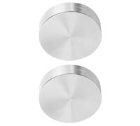 IDEANATEGRATE Bases Giratorias Resistentes Oxidación y Rotación de 360 Grados de Mesa de Aleación de Aluminio 2 Piezas para Exhibición de Alimentos en Mesas de Vidrio