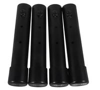 IDEANATEGRATE Extensores Diseño Portátil y Fácil de Limpiar 4 de Patas de Mesa Plegables de Acero Negro para Uso Profesional y Hogar