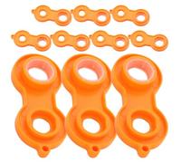 IDEANATEGRATE Juego de 10 Llaves Ajustables para Aireador de Grifo, Herramienta de Fontanero de Abs, Fácil de Agarrar para Instalación y Limpieza en Instalaciones Públicas