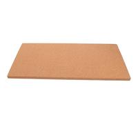 IDEANATEGRATE Tablero de Corcho sin Marco 17x8 Pulgadas, Tablero de Mensajes Decorativo Liviano y Resistente para Oficina y Hogar, Material de Corcho Marrón de 1/2 Pulgada de Grosor