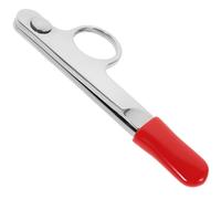 IDEANATEGRATE Tijeras de Hilo Cortadora de Bordado de Acero Inoxidable Forma en V, Mini Tamaño Seguro para Costura y Manualidades para Adecuada para Modistas y Creadores Modistas y Creadores