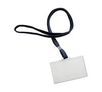 IDENTIFICADOR Q-CONNECT KF17112 CON CORDON PLANO AZUL Y APERTURA LATERAL 94X60 MM