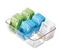 iDesign Linus, Multi Organizador de Paquetes, 6-1/2 por 9-1/2 por 2-1/4 pulgadas, color claro