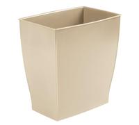 iDesign, Mono, Bote rectangular para residuos, para cuarto de baño, oficina, cocina, Marrón topo