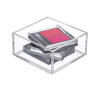 iDesign Organizador de maquillaje y cosméticos, organizador de cajones extrapequeño de plástico libre de BPA, caja apilable para baño, cocina y oficina, transparente