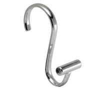 iDesign Set de 12 Ganchos con Barra-T para Ducha, Color Cromado