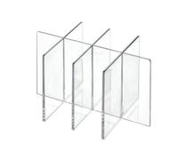 iDesign The Home Edit Series, Organizador pequeño de plástico reciclado para cosméticos con separador