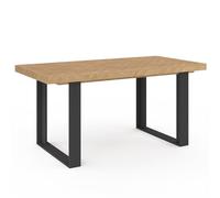IDMarket - Mesa de comedor extensible rectangular Cassius 160-200 cm