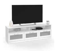 IDMarket VITO - Mueble para TV (140 cm), color blanco