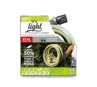 Idroeasy 15 Metros Manguera superligera Armadillo - 1/2" (12,5 mm.) Manguera Jardín de Riego Anti Torsión, Canal de Riego de Jardín de Agua Anti Nudo