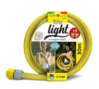 Idroeasy Kink Kong Manguera de Riego 3/4 Pulgada 30 Metros Superligera, Anti-Nudo y Anti-Torsión, Atóxica y Reparable con 2 Racores, Presión de rotura: 18 bares. Made in Italy