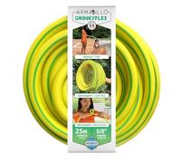 Idroeasy, manguera de jardín Drinkyflex de 25 metros y 5/8", superligera y no tóxica para agua potable, manguera de riego sin nudos, flexible, Presión de rotura 18 bar, Made In Italy
