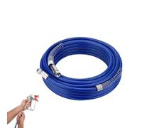 ieron Manguera pulverizadora de pintura sin aire de 15 m, tubo de fibra de alta presión, manguera de pulverización de tubo de fibra flexible para pistola pulverizadora, color azul agua