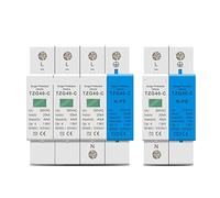IEUMJNAT Disyuntor AC SPD. Carril DIN 1P + NPE 3P + 50ka T1 T2 385V 255V Protección contra sobretensiones for el hogar Dispositivo descargador de bajo Voltaje(1P NPE)