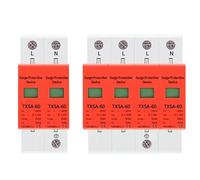 IEUMJNAT Disyuntor AC SPD.DIN Rail 2. 0ka 40ka 30ka 60ka 2p 4p 385V Pararrayos doméstico Protección contra sobretensiones Dispositivo de descargador bajo Voltaje(20-40ka,2)