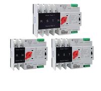 IEUMJNAT Disyuntor W2R-2P/3P/4P 16A 32A 63A 80A 100A 125A 220V ATS Interruptor de Transferencia automática Selector eléctrico Doble sección(63a,4P)