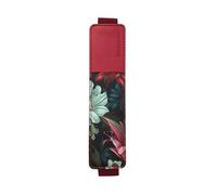 IF Bookaroo Estuche para bolígrafos diseño floral oscuro