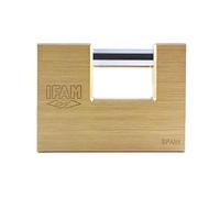 Ifam - 000795 - Candado de Latón Extruido Modelo U90 Ka Arco Recto Llaves Iguales