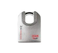 Ifam - 051205 - Candado de Acero y Niquel Modelo Hercules A Ka Llaves Iguales