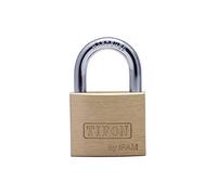Ifam - 072503 - Candado de Laton Extruido Modelo Tf25 Arco Normal Llaves desiguales en Blister de 3 Unidades