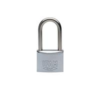 Ifam - 085011 - Candado de Laton Extruido Arco Largo Aisi 316 Modelo Inox50Al Llaves desiguales en Blister
