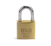 IFAM Candado Antirrobo SR20 Gama Start, 20 mm, Arco Normal, Sistema Doble Enganche, Incluye 2 Llaves de Serreta, Resistencia y Fiabilidad, Ideal para Maletas, Taquillas, Cajones y Cajoneras, Talleres
