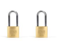 IFAM Candado Antirrobo SR25AL Gama Start, 25 mm, Arco Largo, Sistema Doble Enganche, Incluye 2 Llaves de Serreta, Resistencia y Fiabilidad, Ideal para Maletas, Taquillas, Cajones y Cajoneras, Talleres