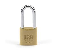IFAM Candado Antirrobo SR30AL Gama Start, 30 mm, Arco Largo, Sistema Doble Enganche, Incluye 2 Llaves de Serreta, Resistencia y Fiabilidad, Ideal para Maletas, Taquillas, Cajones y Cajoneras, Talleres