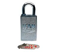 IFAM, Candado Magnético, Modelo Mag40, Con Llave Magnética, Candado Antivandálico, 40 mm, Máxima Seguridad, Arco Acero Endurecido y Cromado
