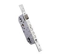 IFAM Cerradura de Embutir W900B.50CHNS, Frente Cuadrado, Acabados en Níquel, Entrada 50 mm, Cerradura Puerta Interior y Exterior, Picaporte, Escudo Incluido, Seguridad, Antiganzua, Cerrojo