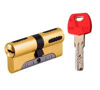 IFAM Cilindro Puerta Exterior WX1000 30x40 Color Latón, Bombin Cerradura Alta Seguridad, Perfil Europeo, Incluye 5 llaves, Protección Antirrotura, Antitaladro, Antibumping