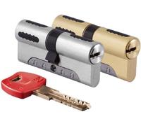 IFAM Cilindro Puerta Exterior WX1000 30x50 Color Latón, Bombin Cerradura Alta Seguridad, Perfil Europeo, Incluye 5 llaves, Protección Antirrotura, Antitaladro, Antibumping