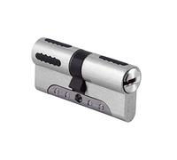 IFAM Cilindro Puerta Exterior WX1000 35x35 Color Níquel, Bombin Cerradura Alta Seguridad, Perfil Europeo, Incluye 5 llaves, Protección Antirrotura, Antitaladro, Antibumping