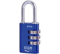 Ifam col combi 30 candado de combinación, azul rey, 30 mm