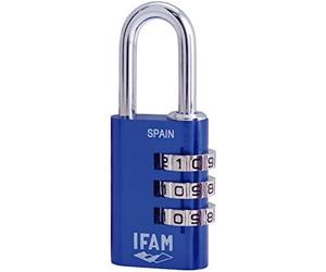 Ifam col combi 30 candado de combinación, azul rey, 30 mm