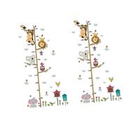 ifundom 2 Piezas Niño Pegatinas Bebé Pegatinas Decoración De Niños Pegatinas De Pared Para Niños Decoración De La Habitación De Los Niños Monkey Decor Muro Pegatina De Altura Retirable