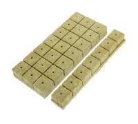 ifundom 28 Piezas Cubos Hidropónicos de Lana para Cultivo y Propagación de Plantas Excelente Retención de Agua y Aireación, Ideales para Jardinería en Casa y Cultivo de Flores y Verduras