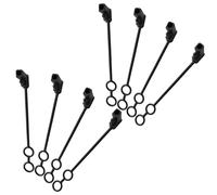 ifundom 8 Tapas de Enchufe Sae de Pvc Negro Resistentes al Agua y Polvo para Conectores Eléctricos Automotrices en Entornos Adversos