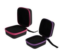 ifundom Caja de Almacenamiento Eva para Aceites Esenciales con Cremallera Organizador Portátil de Compartimentos Resistente y Ligera para Viaje y Uso el Hogar Color