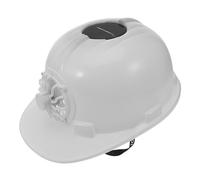 ifundom Casco de Construcción Ventilador Solar y Protección contra Impactos para Celebracion Verano en Trabajos al Aire Libre Diseño Ventilado y Material Plástico