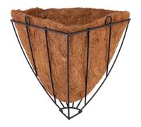 ifundom Cesta Colgante de Hierro y Palma para Esquina, Maceta Decorativa