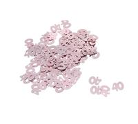 ifundom Confeti de Números Dorado Confeti de Mesa de Plástico en Forma de Número 40 para Cumpleaños y Bodas 30g para Invitaciones y Tarjetas en Festivales