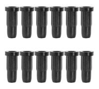 ifundom Cubierta Protectora de Tope para Rueda de Silla 12 Piezas, Funda Antideslizante de Nylon para Ruedas de Oficina, Accesorios para Taburete Giratorio, Uso en Hogar y Oficina