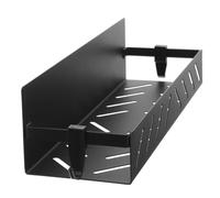 ifundom Estante Magnético Negro con Ganchos de Hierro para Baño | Montaje Rápido y Fácil Instalación, para Toallas y Artículos de Aseo, Uso en Salón u Oficina
