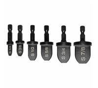 ifundom Expansor de Tubos de Cobre Profesional Negro de Acero para Aire Acondicionado, Juego de 6 Piezas Pequeño Compatible Taladro Eléctrico Manual