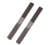 ifundom Herramienta Manual Lima de Acero al Carbono para Tallado y Pulido de Madera 2 Piezas Formas Plana y Redonda para Carpintería Adecuado para Bricolaje