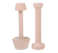 ifundom Molde para Hornear Tartas de Huevo de Madera Natural, 2 Piezas, Ligero y Fácil de Limpiar, Adecuado para Repostería Casera y Almacenamiento Sencillo
